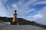 Monumento marca o pico El Aguila, acima dos 4 mil metros, na região de Mérida, nos Andes venezuelanos